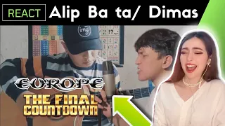 Download Reacting to EUROPE - Final Countdown ( Acoustic Cover ) Alip ba ta ft Dimas Senopati MP3