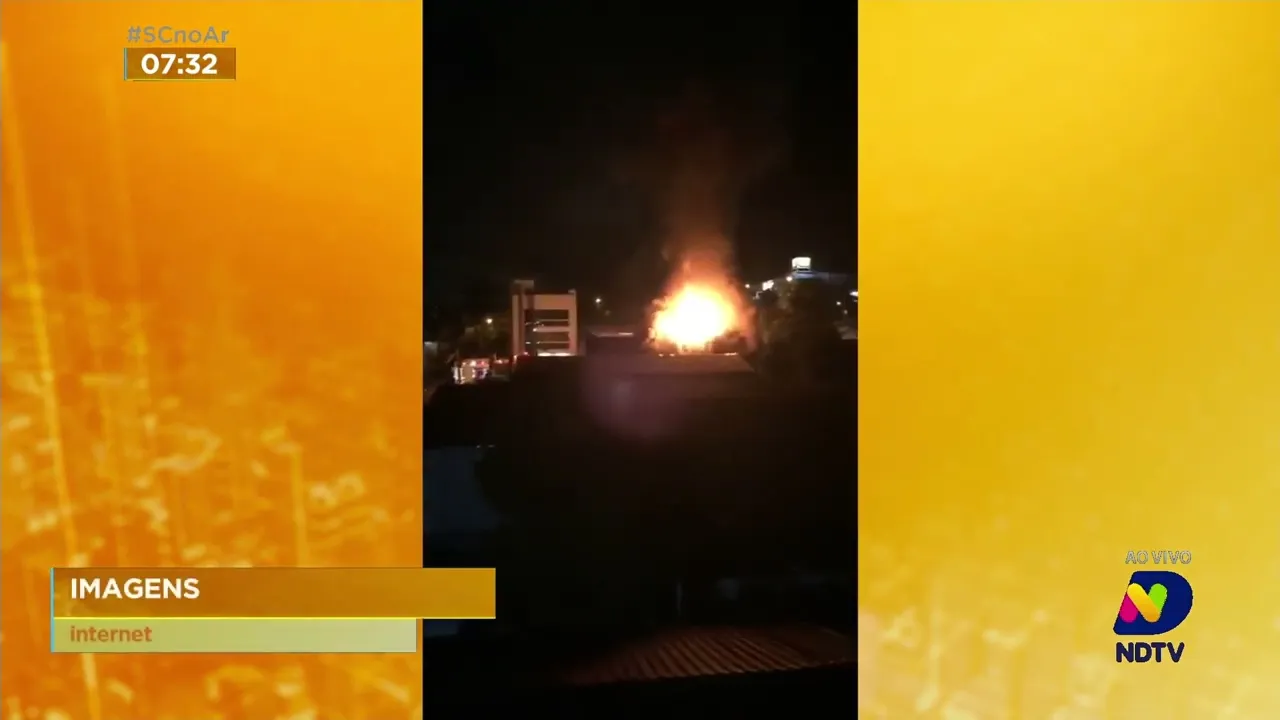 Casa noturna de Chapecó pega fogo na noite da última terça-feira