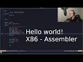 Hello world - X86 Assembler
