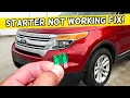 Why Engine Starter Does Not Work Ford Explorer 2011 2012 2013 2014 2015