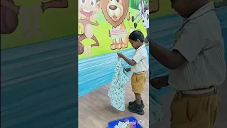 UKG Learning life skills Hanging clothes to dry