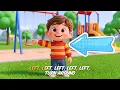 Up Down Left Right, Preschool Action Song | Dance, Move, Learn | Nursery Rhymes | Super Simple Songs
