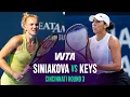 Katerina Siniakova vs Madison Keys 2026 Cincinnati Round 3 WTA Match Highlights