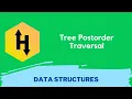 HackerRank Tree Postorder Traversal problem solution in Python Programming Data Structures