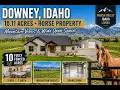 Horse Property for Sale in Downey Idaho 10 11 Acres Shop Mountain Views