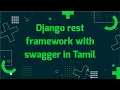 Django rest framework with swagger REST API Development Training session