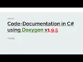 Doxygen - Documentation for C code