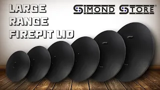 Fire Pit Cover Round Snuffer Lid Ring 30 Diameter Drop-in Burner Fire Pit Pan Lid - 2 mm Thickness