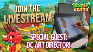 Dragon City - DESIGN A DRAGON LIVESTREAM (Feat DC Art Director)