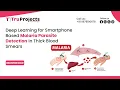 Deep Learning for Smartphone-based Malaria Parasite Detection in Thick Blood Smears