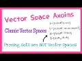 Vector Space Axioms Walkthrough examples
