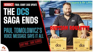 The DCS Saga Ends - Paul Tomolowicz s Voice Message Says It All