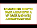 Salesforce How to pass a Map into a VF page and into a RemoteAction