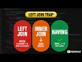 SQL Trap Why Your LEFT JOIN Loses Rows NULL GROUP BY Explained