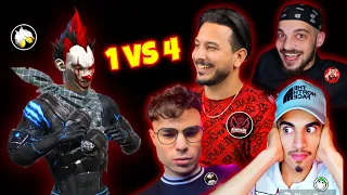 فري فاير تحديت كل اليوتيوبرز دراغونوف و صحراوي و ديجكسو و اوف منك 