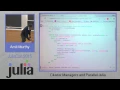 Cluster Managers and parallel Julia Amit Murthy JuliaCon 2015