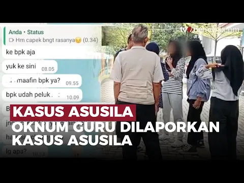 Diduga Lakukan Asusila, Oknum Guru Dilaporkan Ke Sekolah