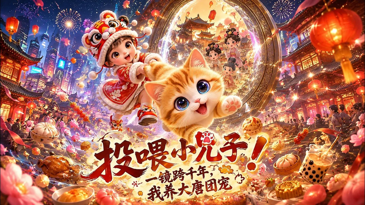 投喂小兕子!一镜跨千年,我养大唐团宠