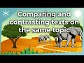 Download Lagu Comparing and contrasting texts on the same topic