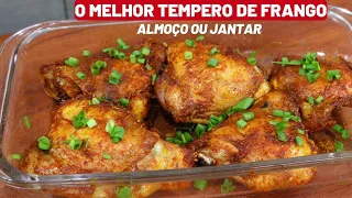 O MELHOR TEMPERO DE FRANGO! Suculento e Fácil para Almoço ou Jantar! 😋