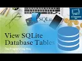 View SQLite Database Tables The Programming Way