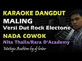 Karaoke Dangdut Maling || Nada Cowok