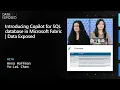 Introducing Copilot for SQL database in Microsoft Fabric Data Exposed