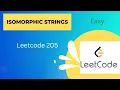 205 Isomorphic Strings LeetCode Problem In JAVA Easy