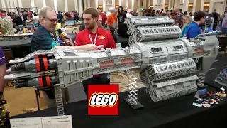 Huge LEGO Babylon 5 Earth Alliance Destroyer Agamemnon Spaceship