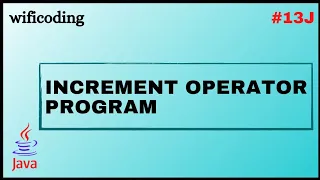 increment operator program in java