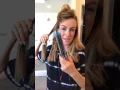 How to Curl Your Hair with a Flat Iron 2017 Perfect for All Hair Types instagram live