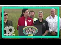 Florida First Lady Casey DeSantis helps kick off 2022 Florida Python Challenge