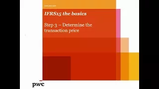 PwC s IFRS 15 the basics - Step 3