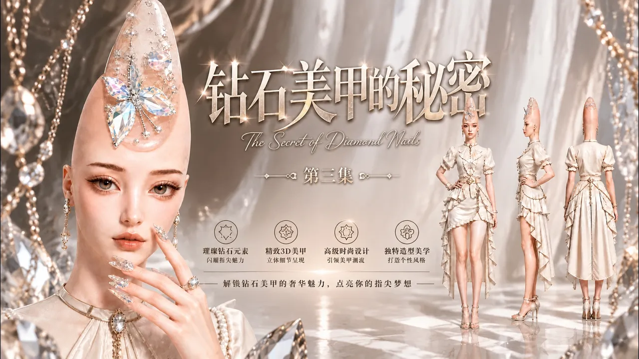 钻石美甲的秘密