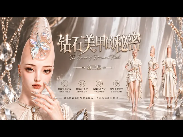 钻石美甲的秘密