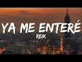 Download Lagu Reik - Ya Me Enteré (Texto/Lyrics)