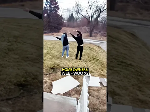 Homeowner gets an unexpected welcoming 😂
