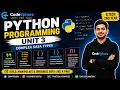 Python Programming Unit 3 Oneshot B Tech 2nd Year AKTU Complex Data Types Codesphere