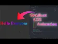 ASMR Programming - reating an animated gradient for text no camera