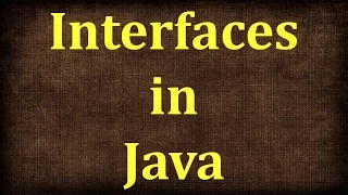 Java Tutorial 19 Interface in Java - Java Beginners Tutorial by Java9s
