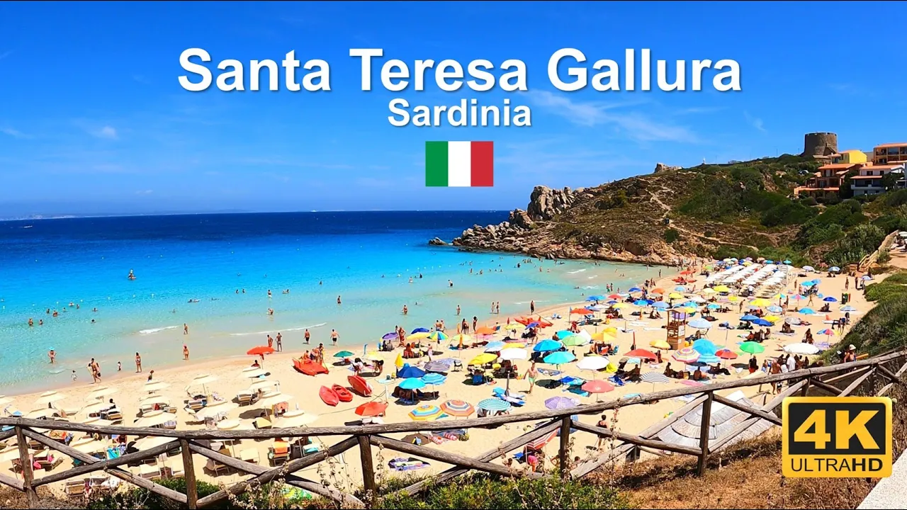 Santa Teresa Gallura - Sardegna -Italy - 4K Walking Tour & Drone footage #sardegna #sardinia #italy