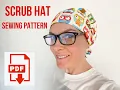 Scrub Cap Pattern Style Printable Scrub Hat Sewing Pattern Surgical Hat Pattern
