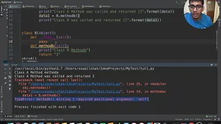 How to call Method from class B into Class A Python tutorials