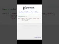Creating DataFrame from dictionary