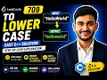 LeetCode 709 - To Lower Case Easy C Solution with Full Explanation