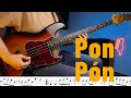 Download Lagu Khruangbin - Pon Pón Bass Cover [ tabs, sheet music ]