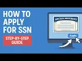 Social Security Number SSN Step-by-Step Guide Demo Tutorial