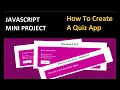 How To Create a Quiz App in JavaScript Live JavaScript Project