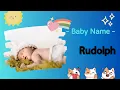 RUDOLPH Rudolph name meaning Boy Name Meaning Famous wolf 2026