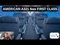 American Airlines Airbus A321 Neo First Class Flight Trip Report From SAN to PHL